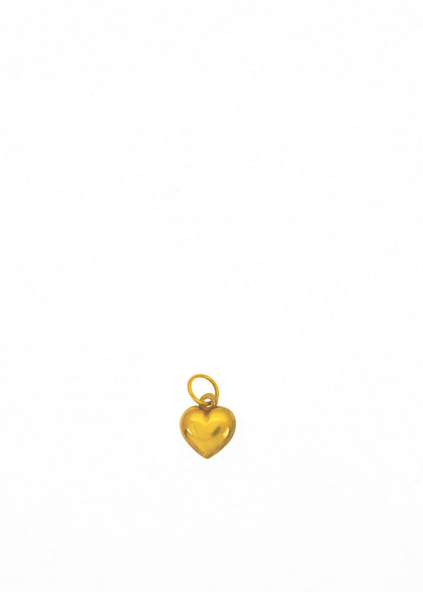 Gold Plated Hearts Charm