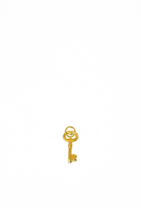 Gold Plated Key Charm