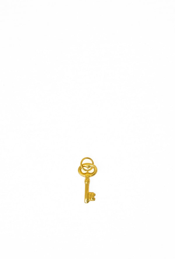 Gold Plated Key Charm