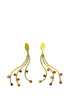 Details of Gold Tourmaline Vine Drop Earrings