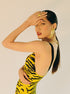 Tier Animal Print One Piece