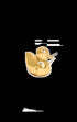 Gold Mini Duck Single Stud Earring