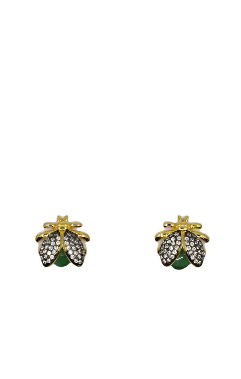 Catarina Green Crystal Studs