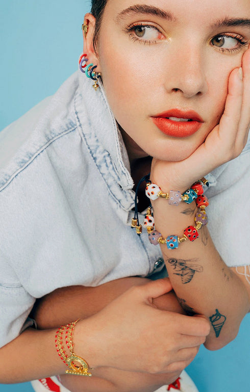 Color Mini Hoop Earrings