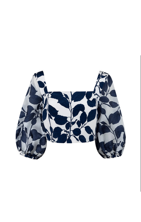 Baggy Sleeves Crop Top