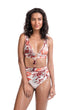 Printed High Waist Bikini Bottom