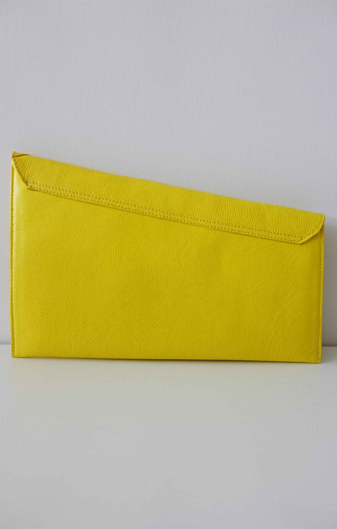 Leather Pouch with Emerald