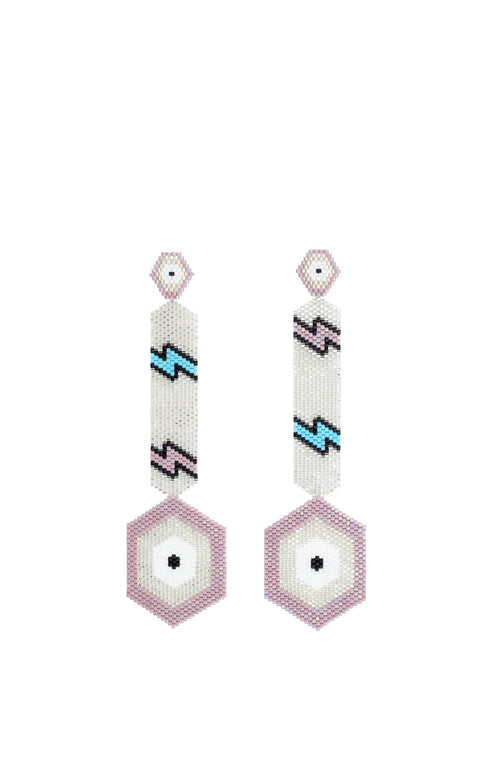 Earrings King Haiku Dos Rayos