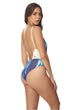 Royal Latin One Piece Swimsuit Blue Sky