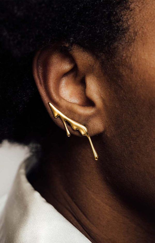 Dripping Ear Climber Ear Cuff