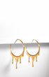 Dripping Effect Hoop Earrings