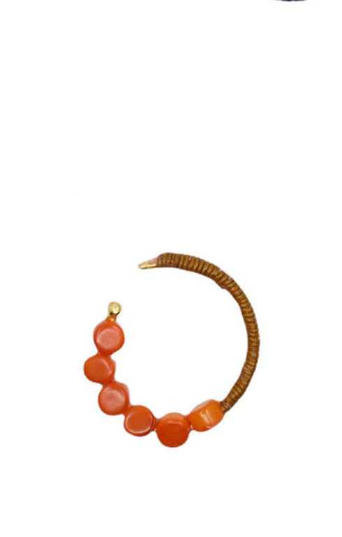 Kore Maxi Ring in Orange