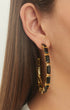 Lantana Simple Baguette Hoops