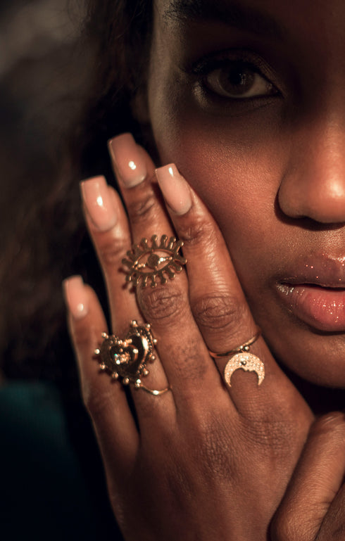 Media Luna Ring
