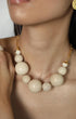 Leda Necklace White