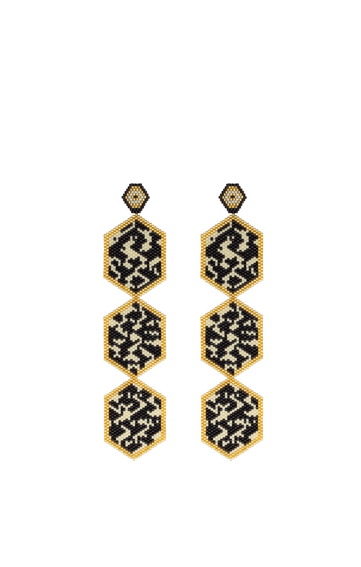 Earrings Tres Horus Golden Vaca