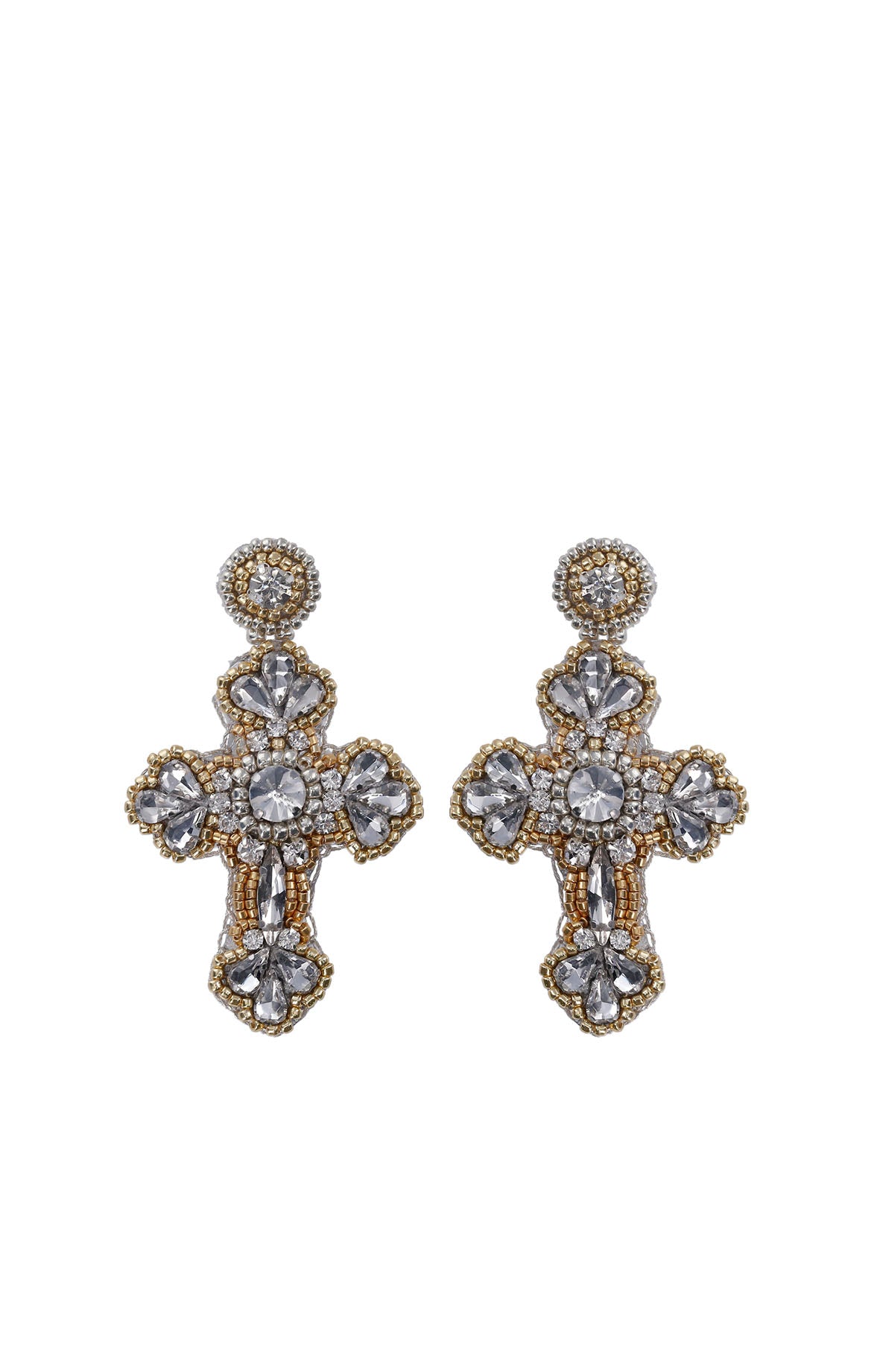 Fiore Cross Earrings