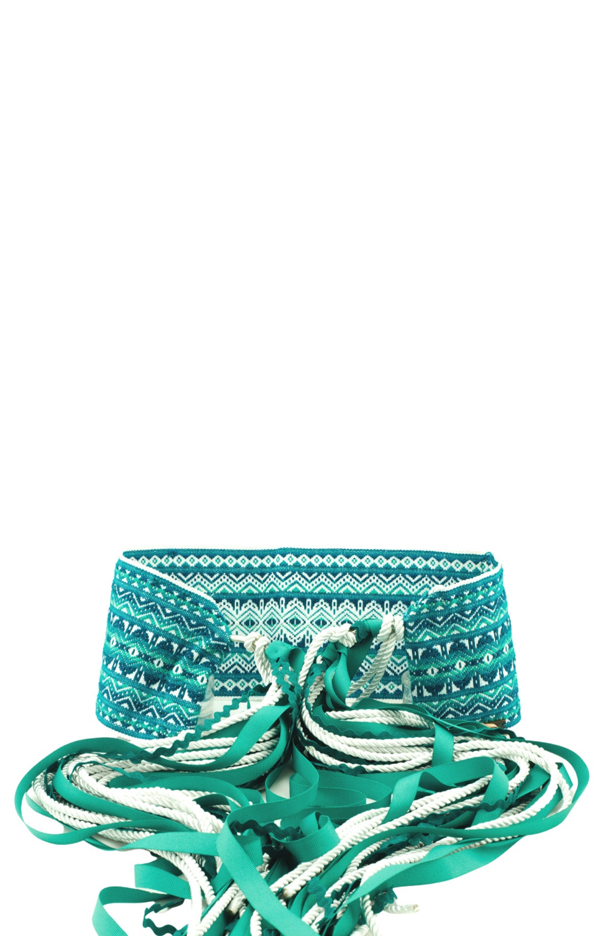 Green Artisan Ethnic Belt