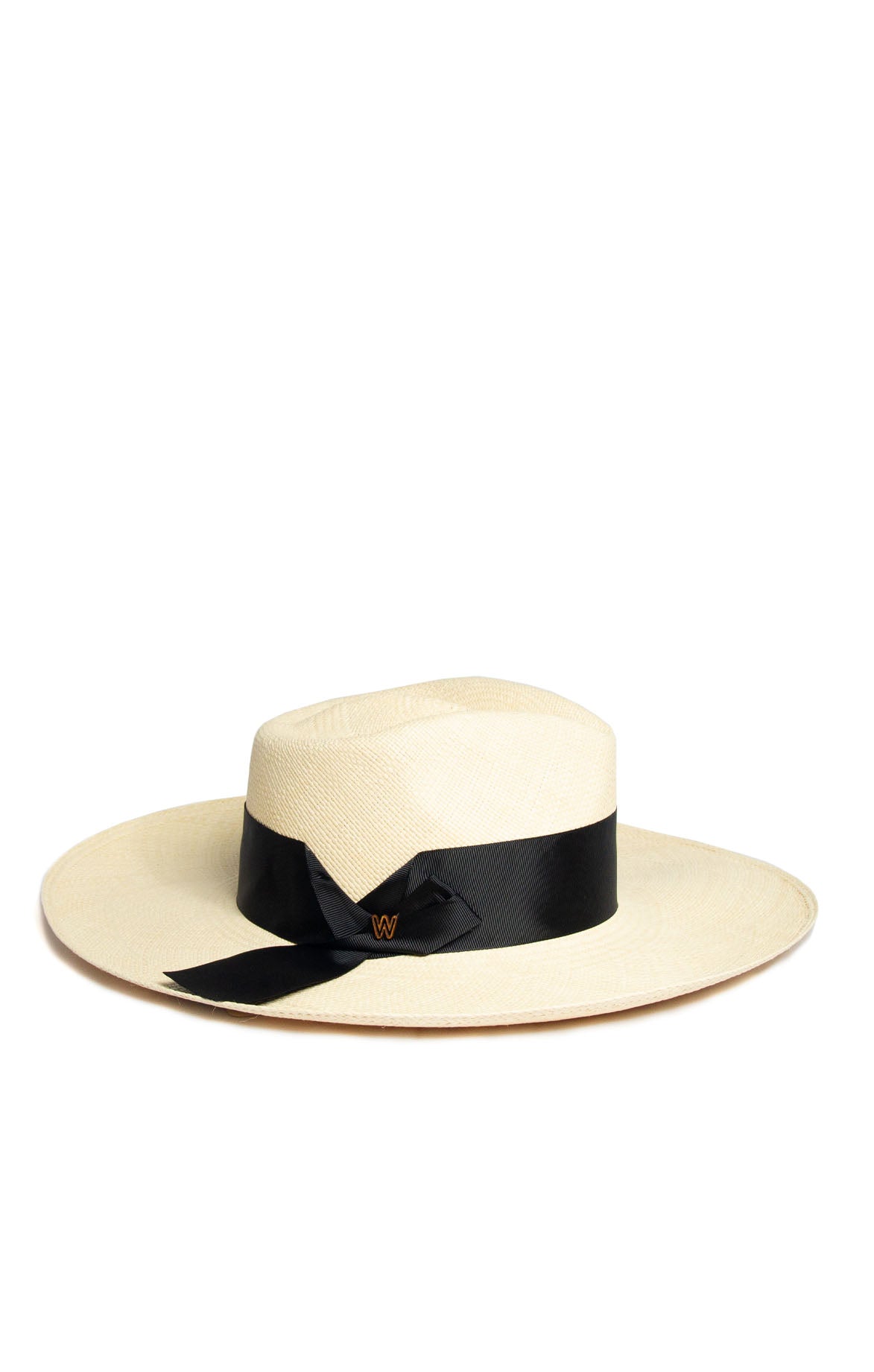 White Diamond Toquilla Straw Hat